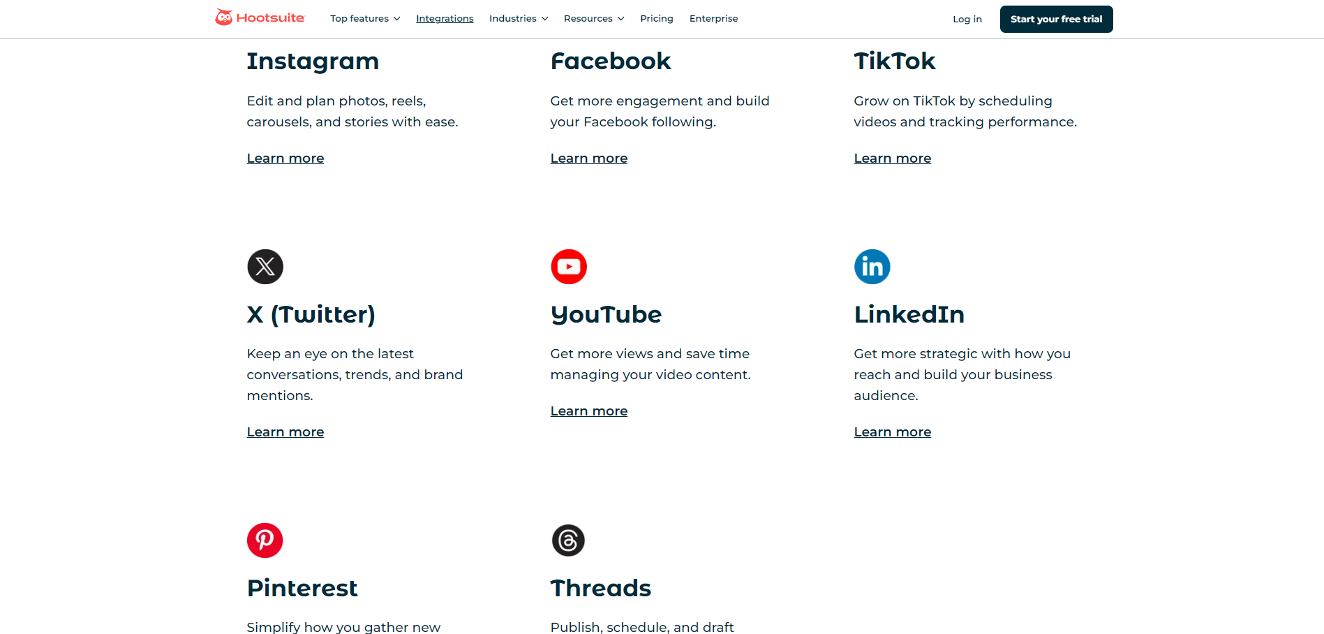 Hootsuite Integrations