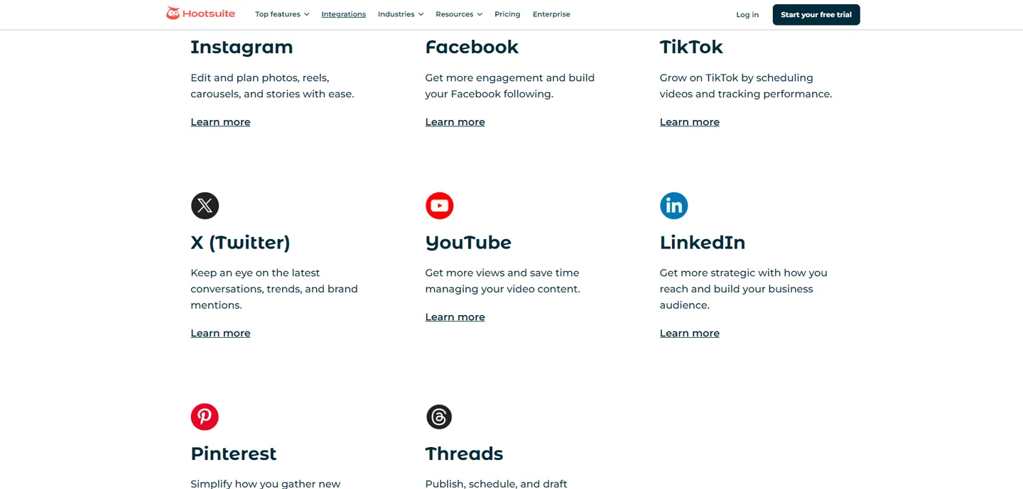 Hootsuite Integrations