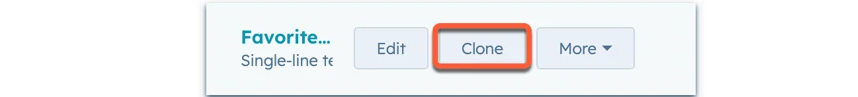 Cloning a Property
