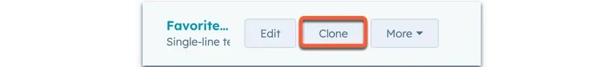 Cloning a Property