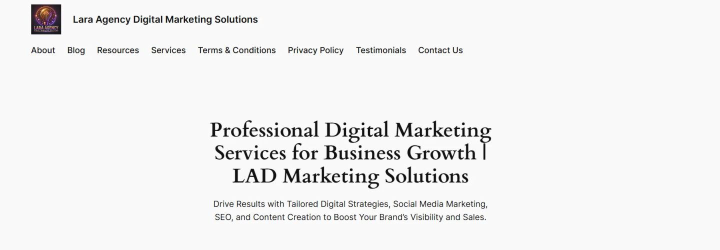 Lara Agency Digital Marketing Solutions (LAD)