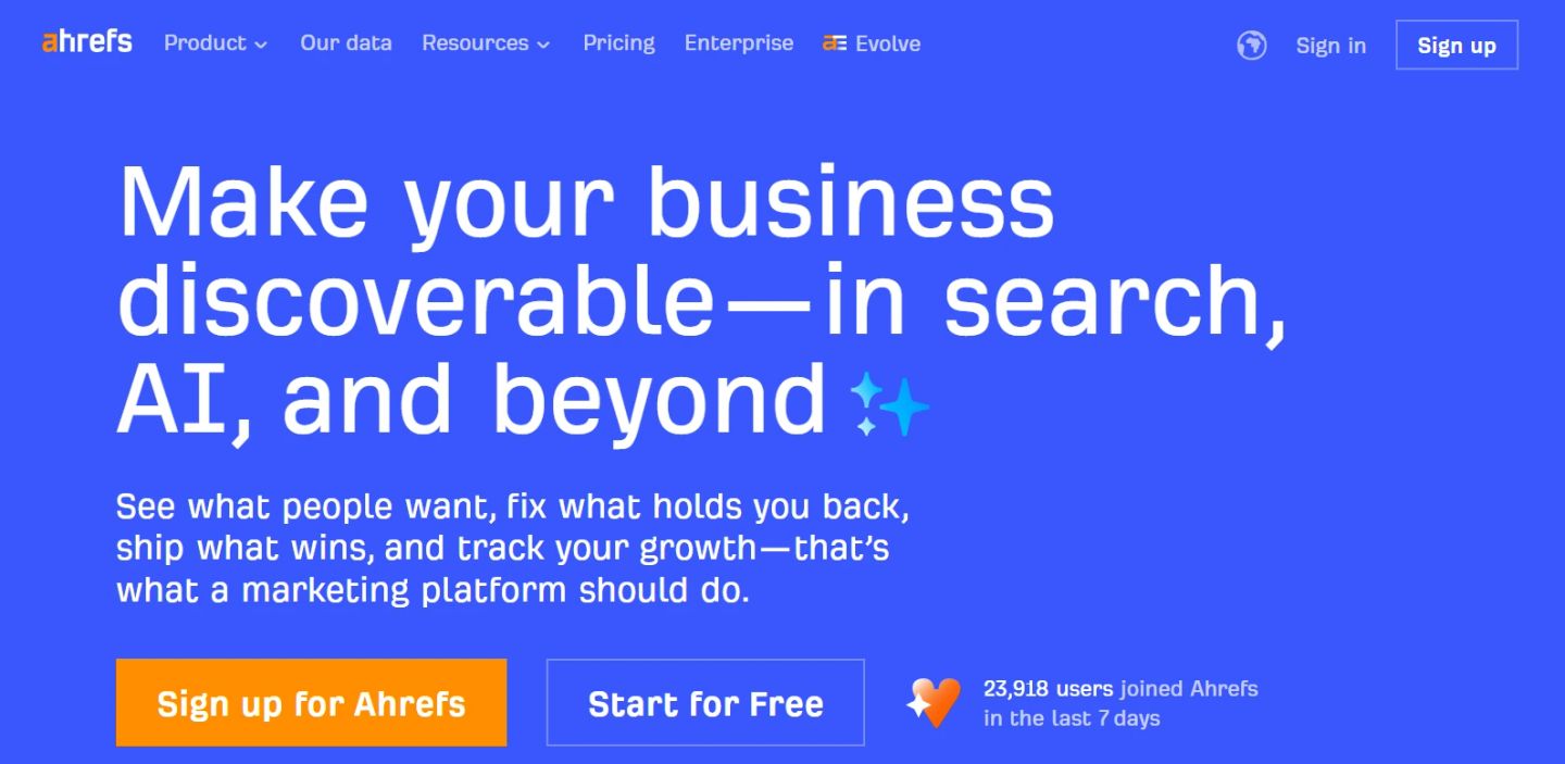 Ahrefs Brand Radar