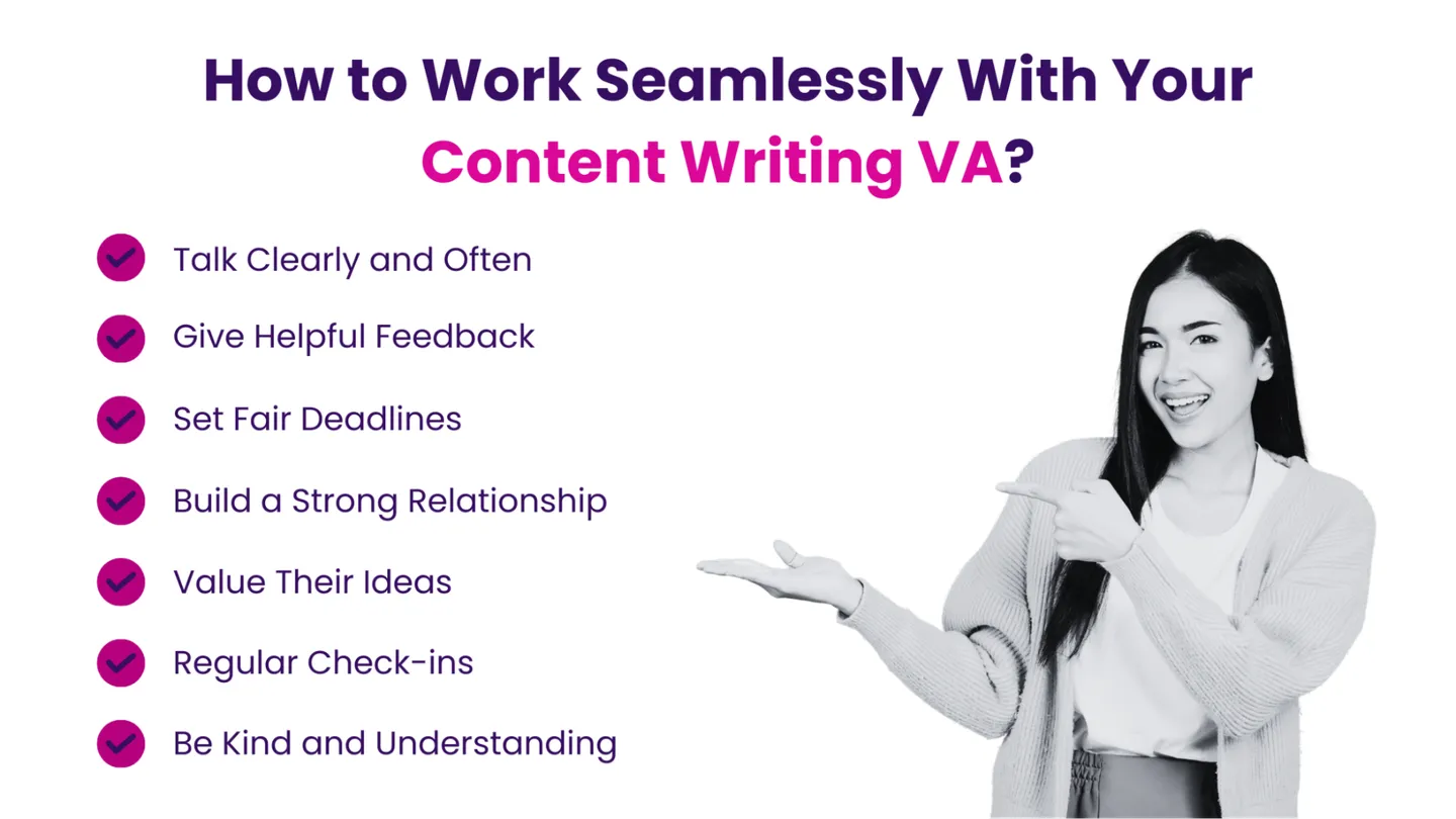 How to work seamlessly with your content writing VA