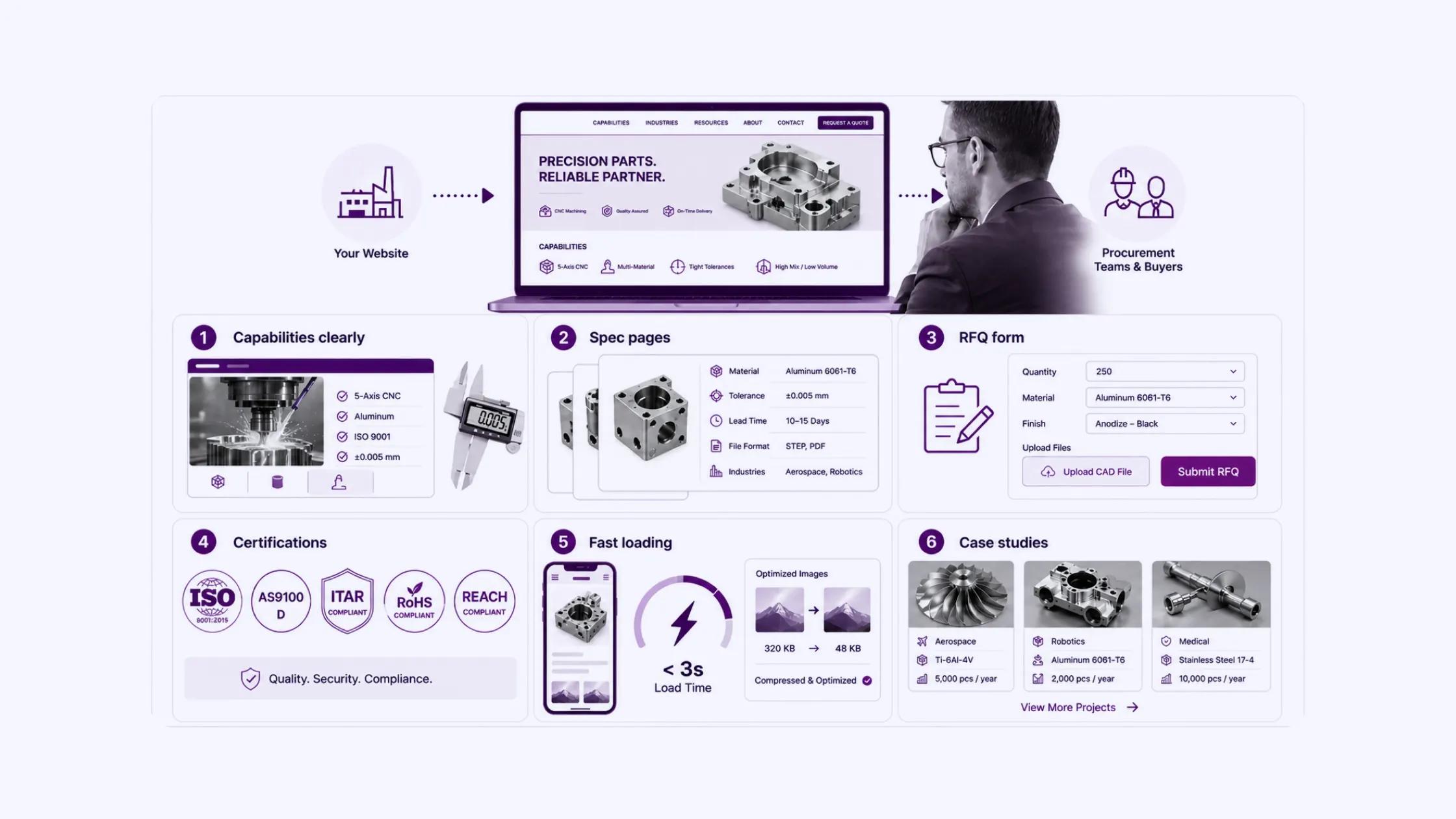 Website Foundations That Convert Industrial Buyers