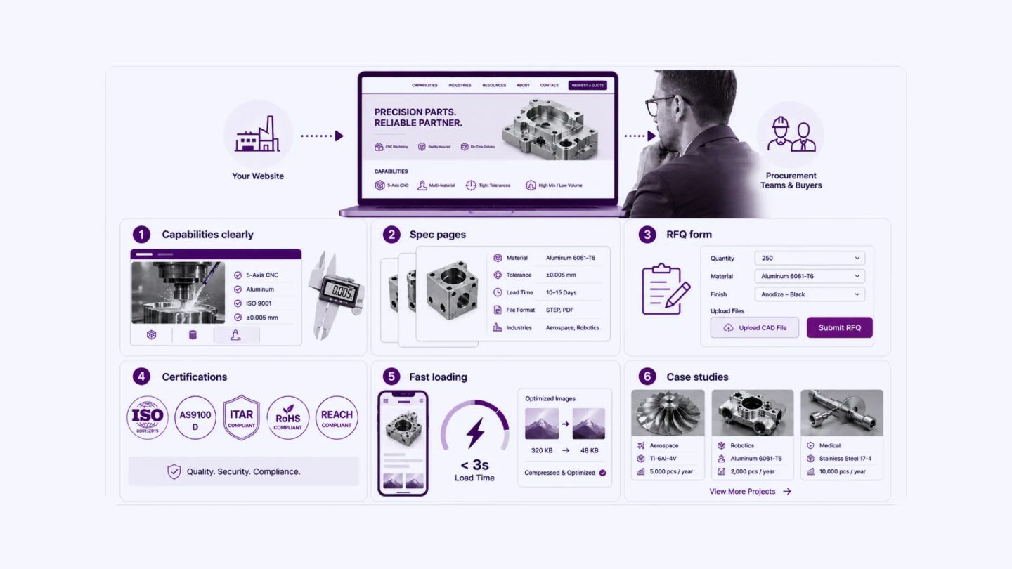 Website Foundations That Convert Industrial Buyers