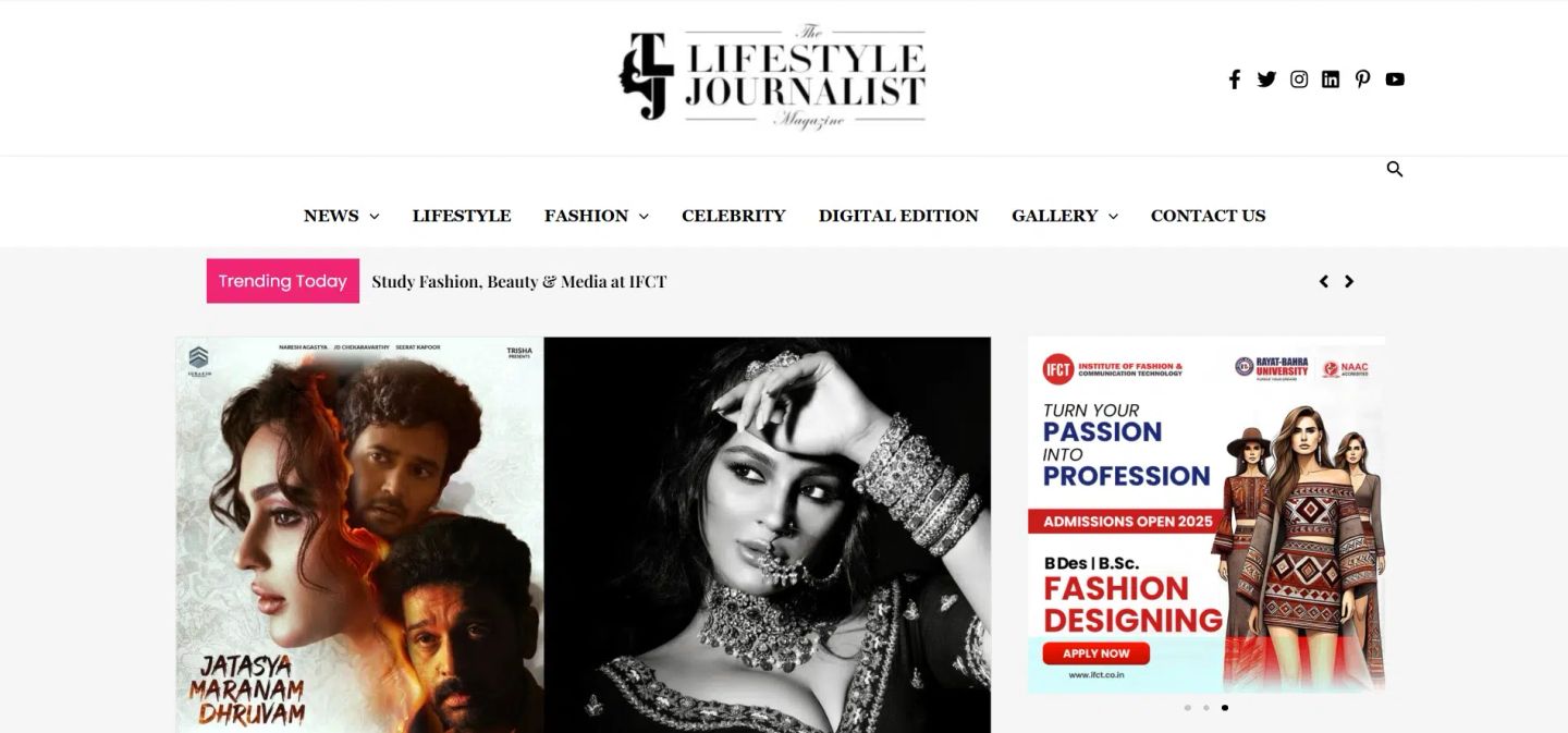 LIFESTYLE JOURNALIST