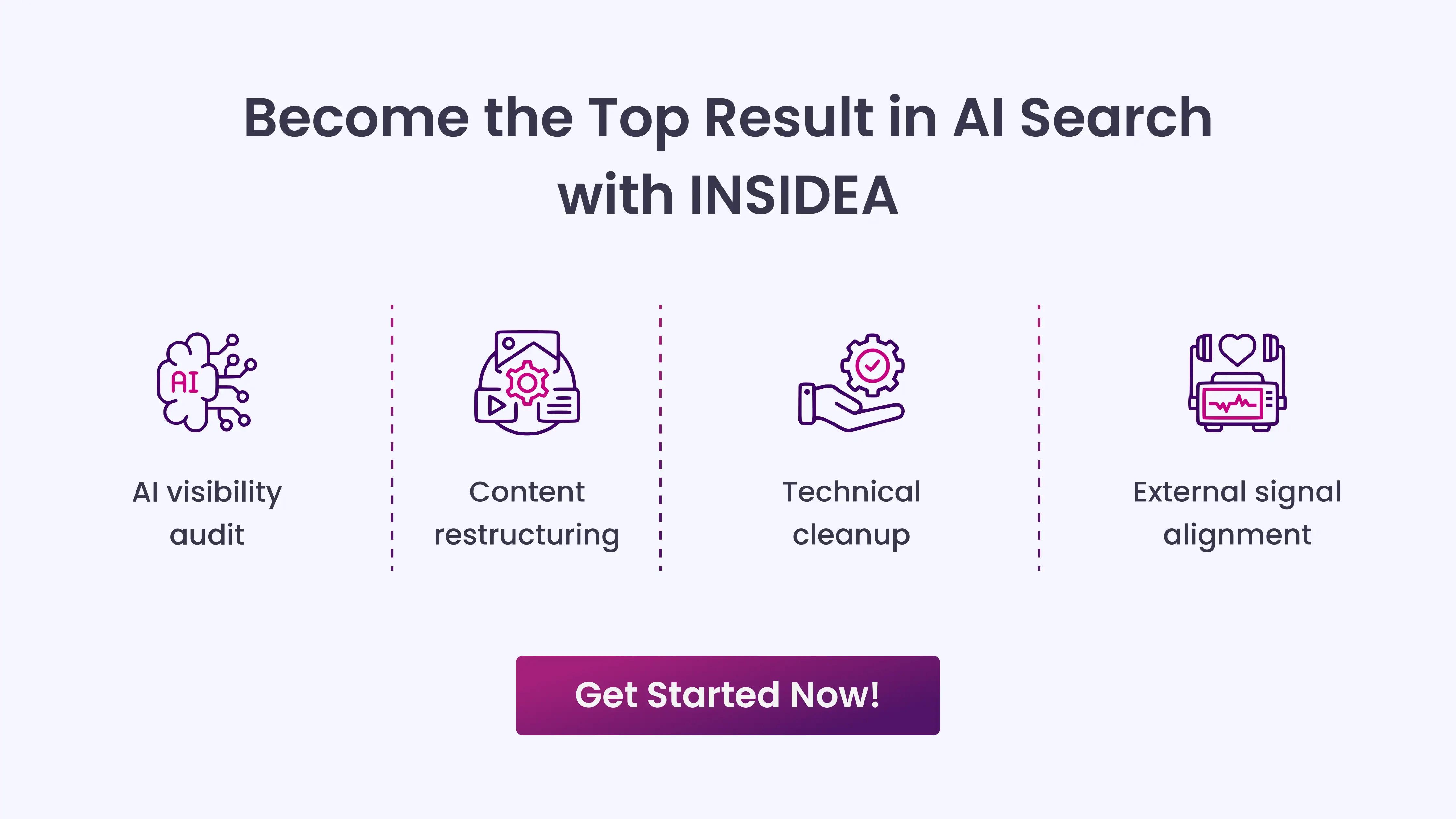 Become the Top Result in AI Search with INSIDEA