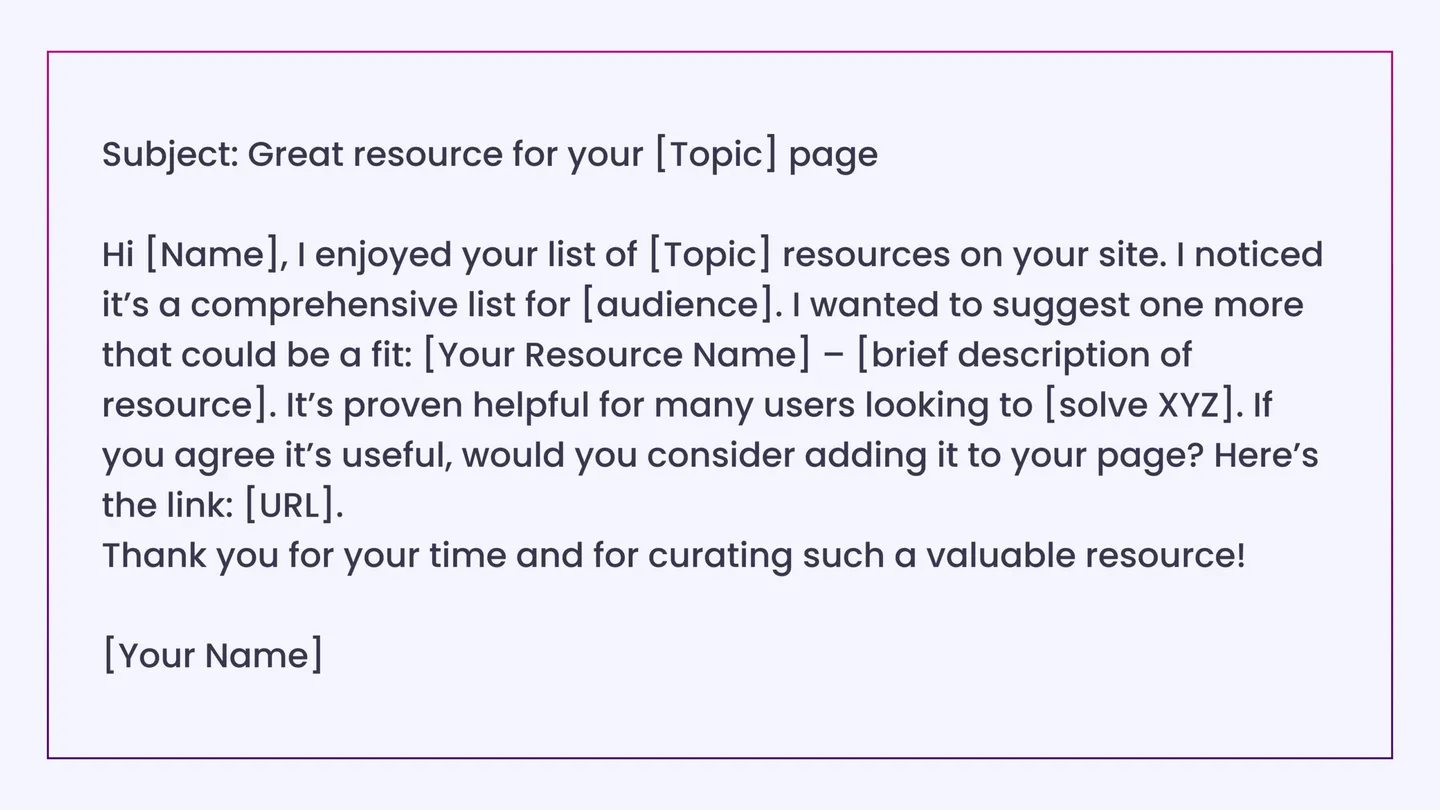 Get Featured on Resource Lists and Link Roundups