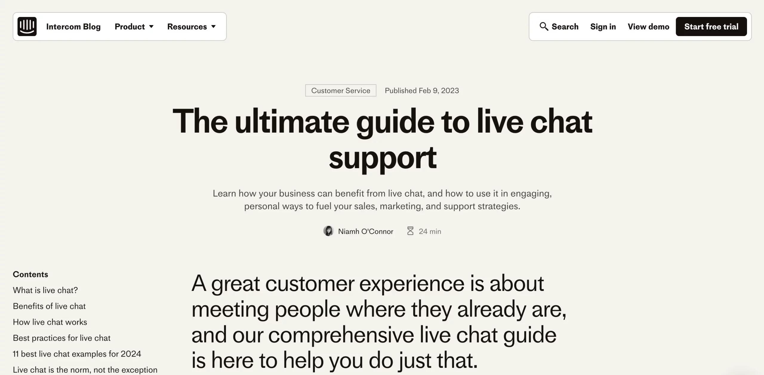 2. Intercom, AI-First Live Chat That Redefines Customer Conversations