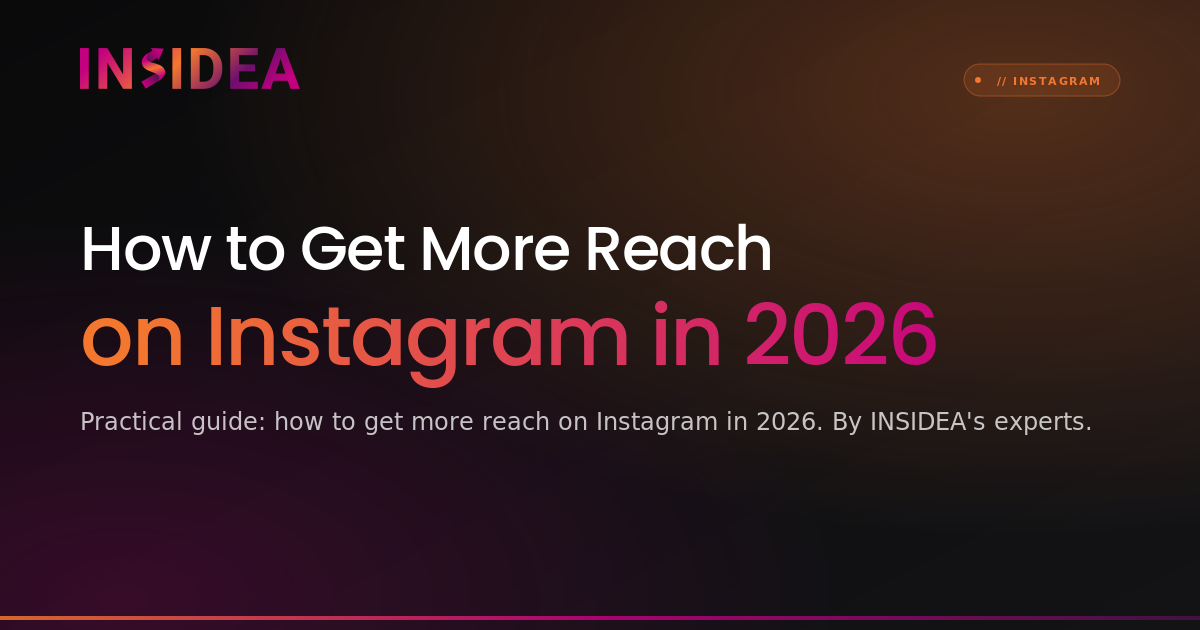 How to Get More Reach on Instagram in 2026 | INSIDEA