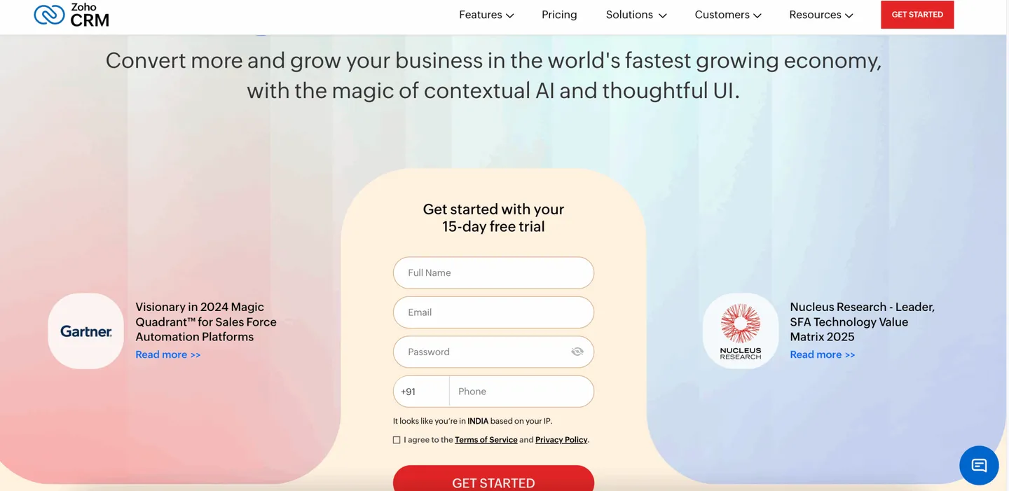 Zoho CRM