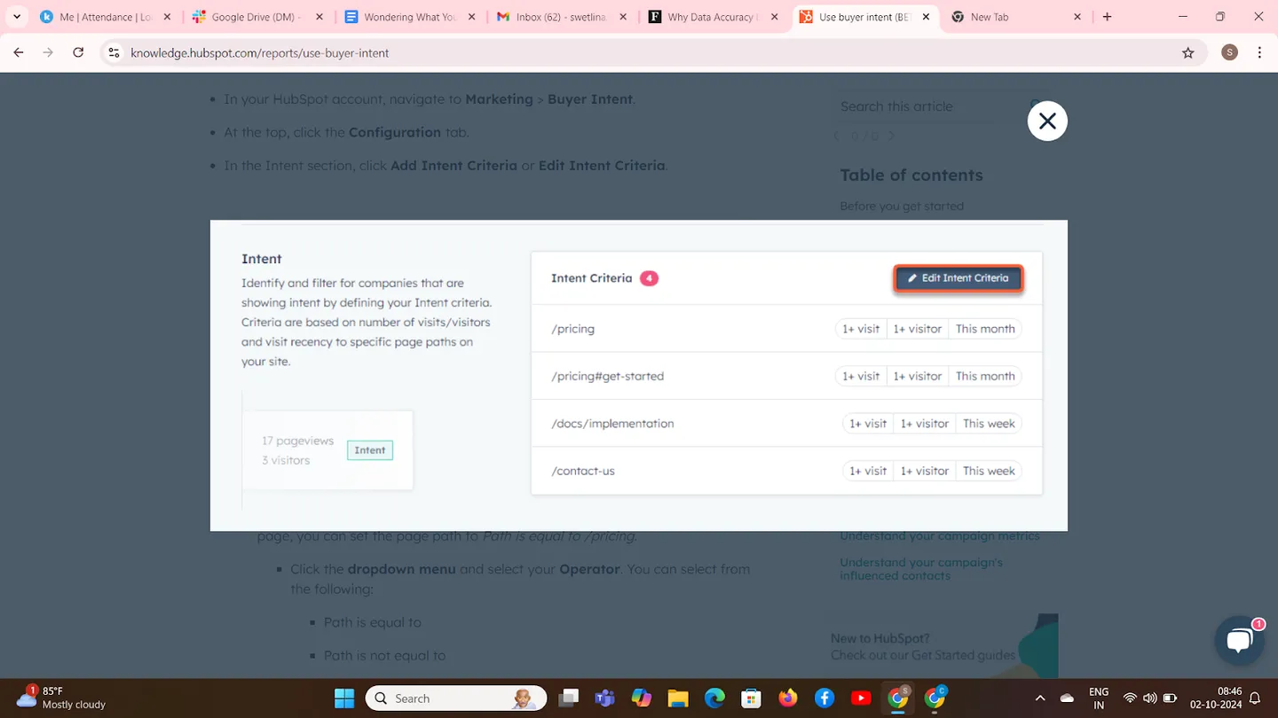 Manage Target Markets