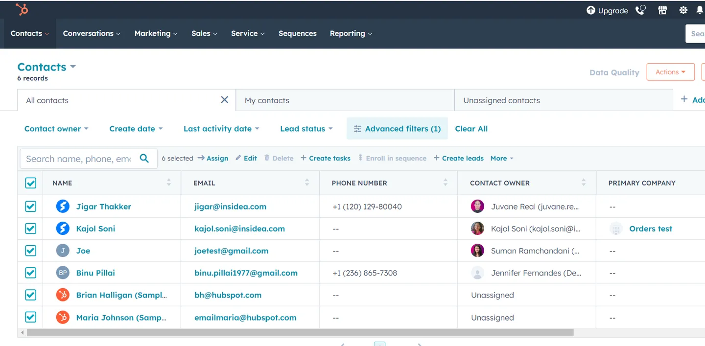 For exporting the data