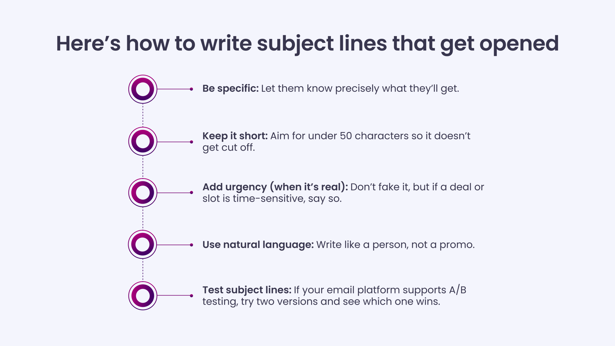 Here’s how to write subject lines that get opened