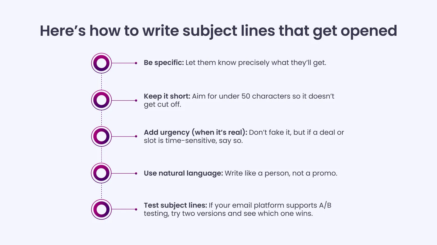 Here’s how to write subject lines that get opened