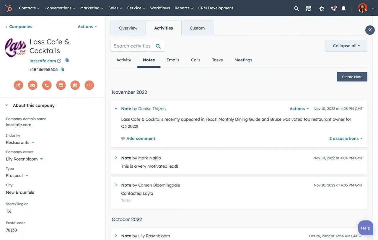 Hubspot Lead Management