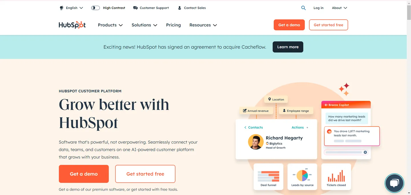 HubSpot Vs AWS: HubSpot