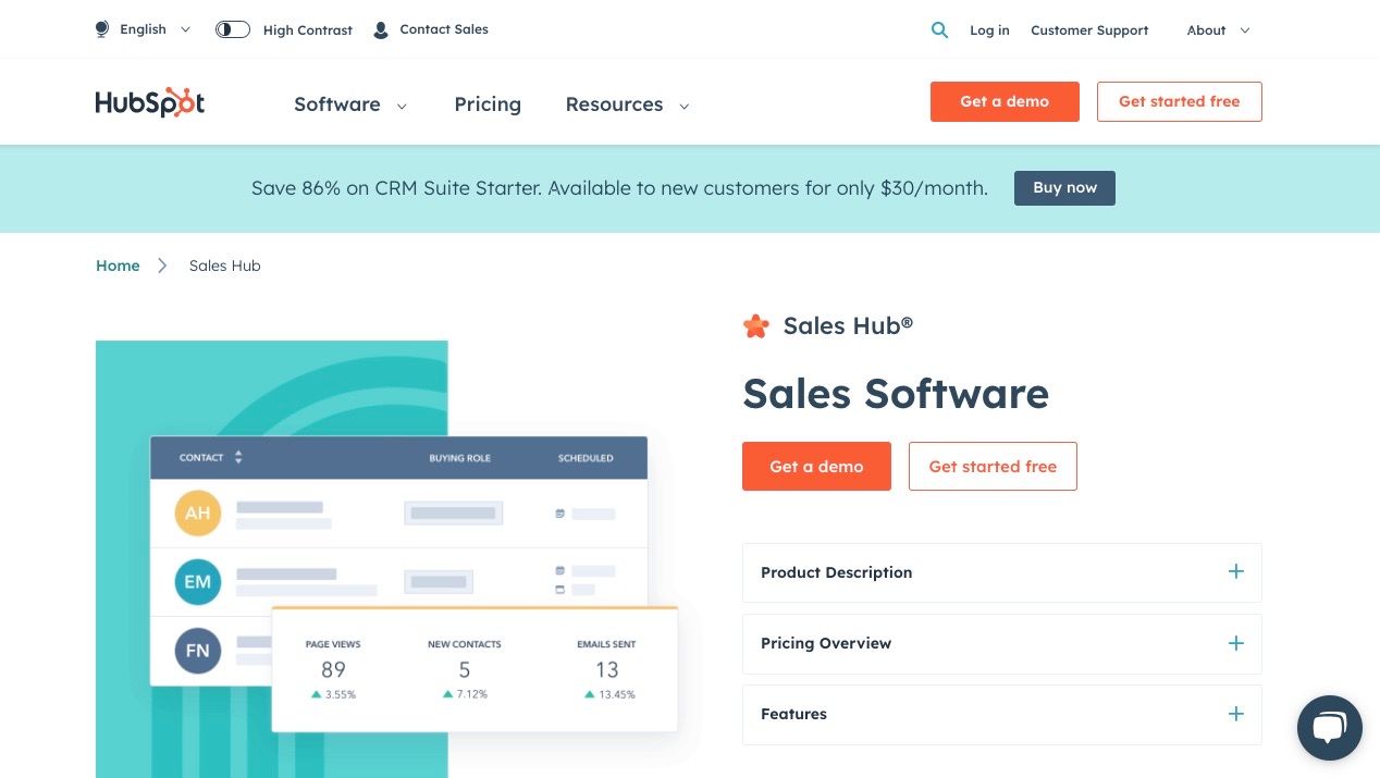 HubSpot Sales Hub