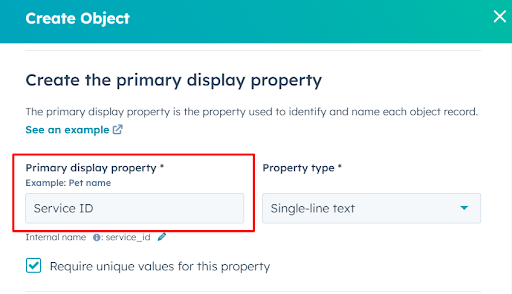 Choose a Primary Display Property 