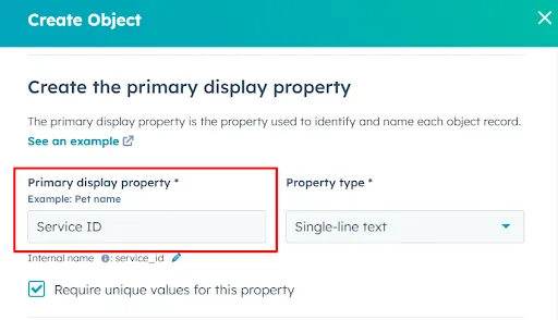 Choose a Primary Display Property