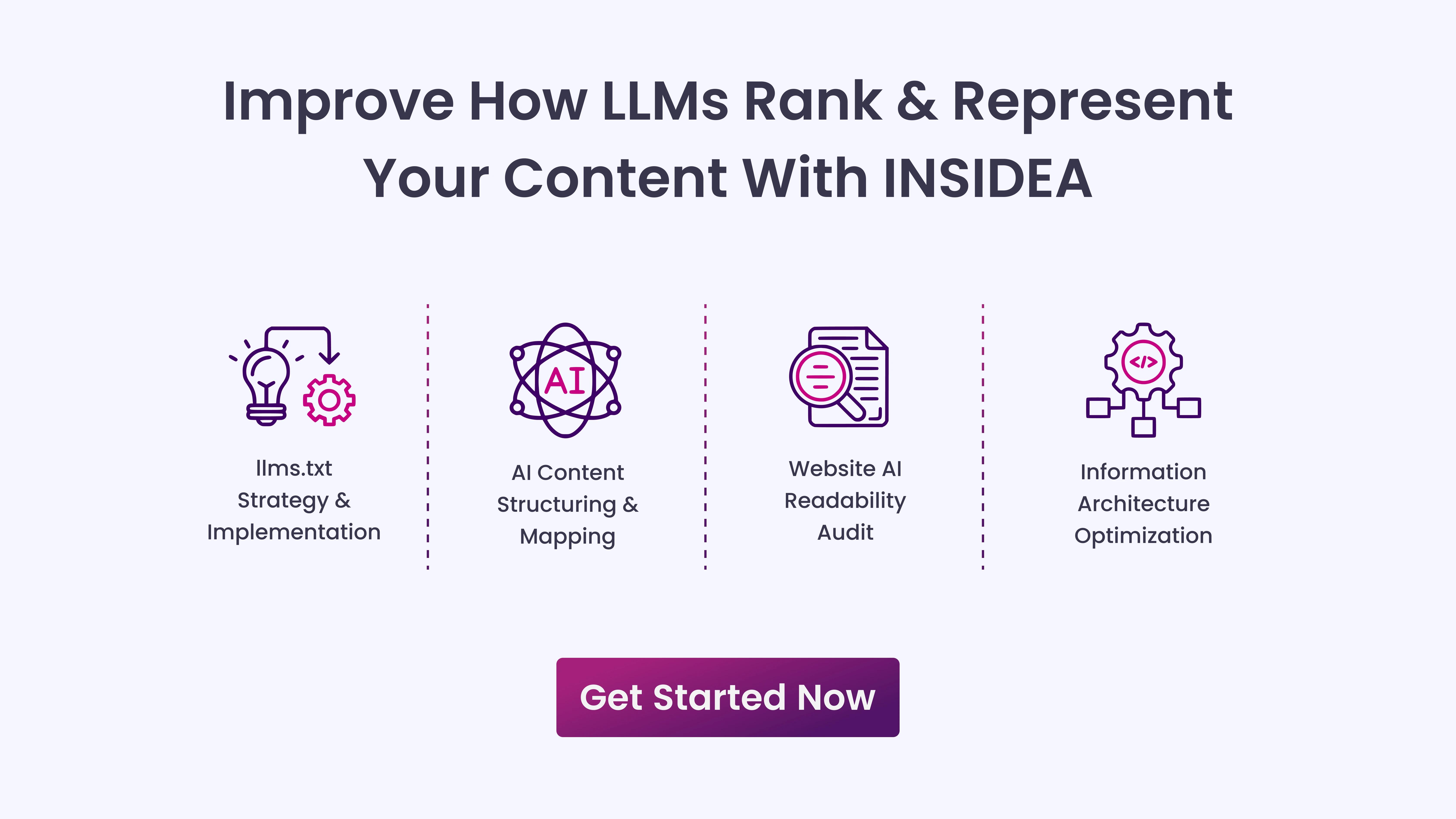Improve How LLMs Rank & Represent Your Content With INSIDEA