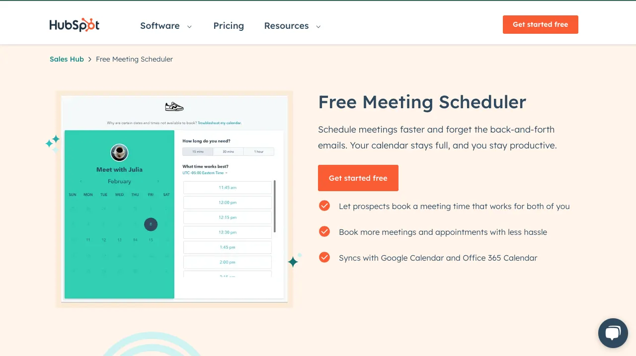 HubSpot Website Screenshot 