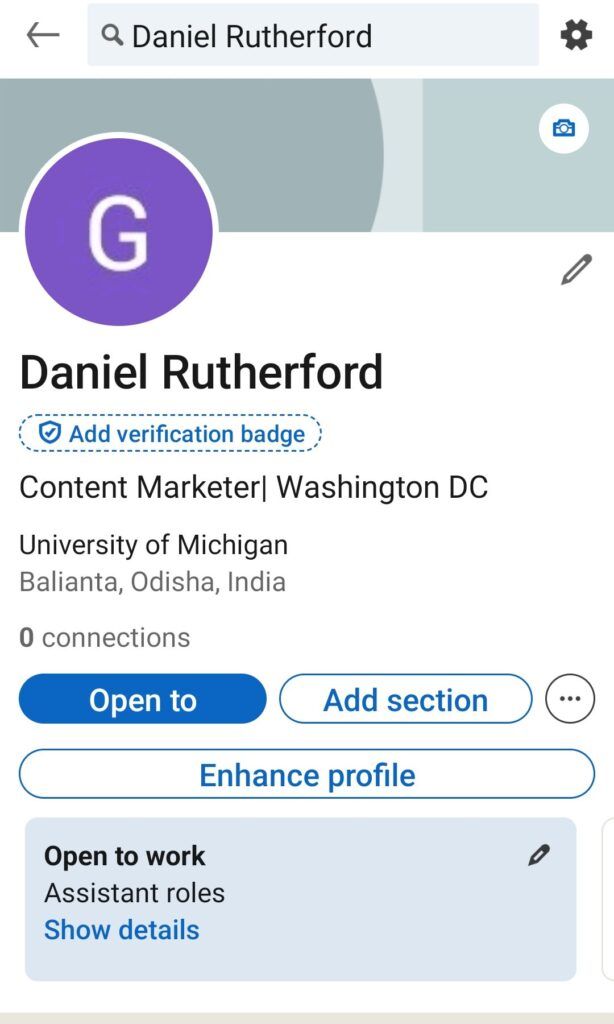 Tap your profile picture in the top left corner to open the menu