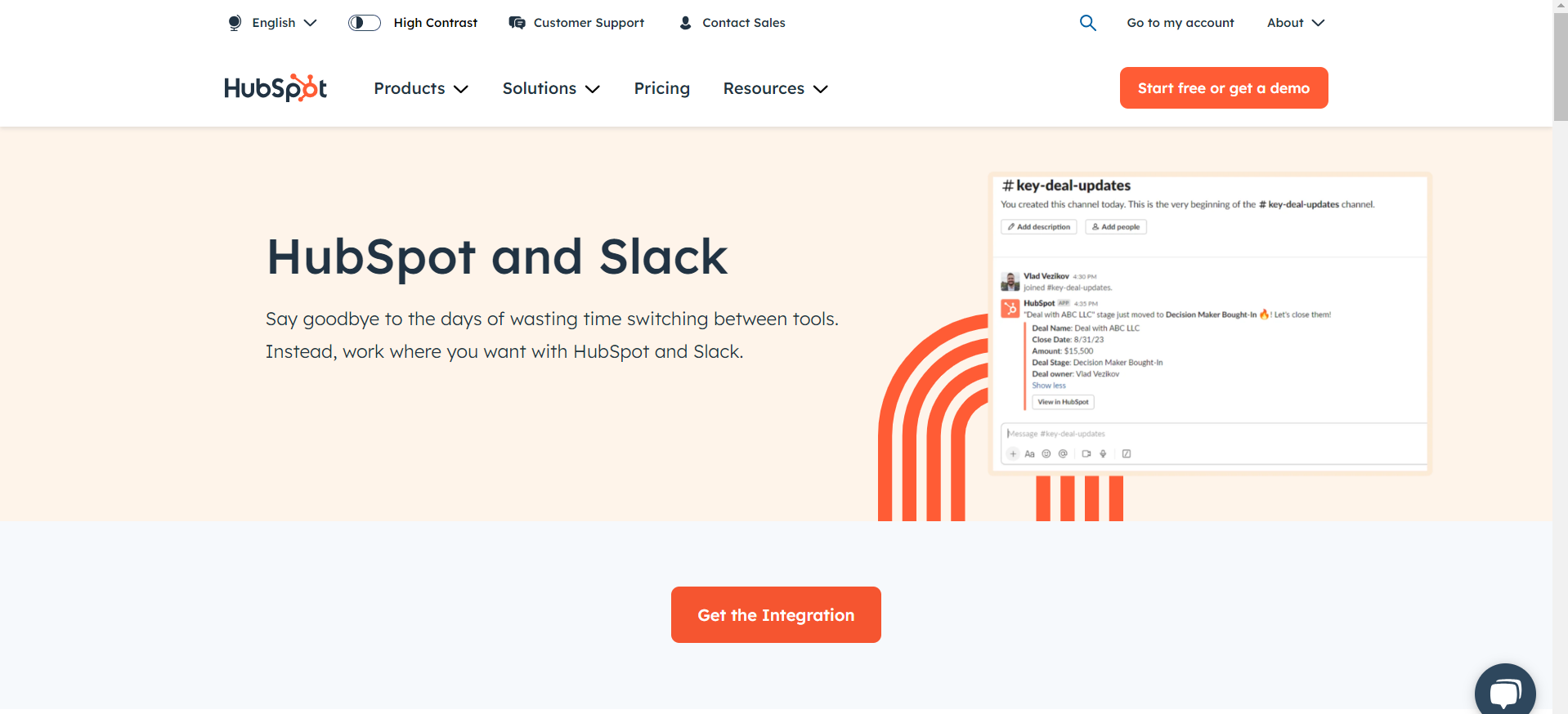 Steps to Integrate HubSpot with Slack