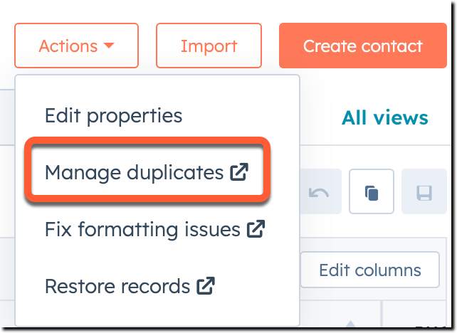 Duplicate records