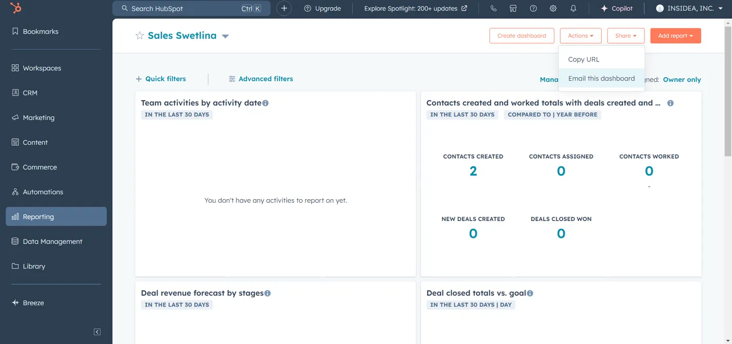 Create Custom Reports