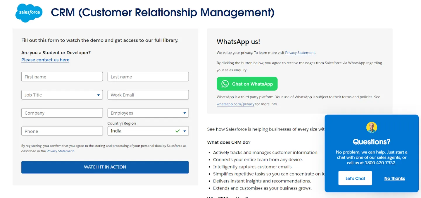 Salesforce CRM 