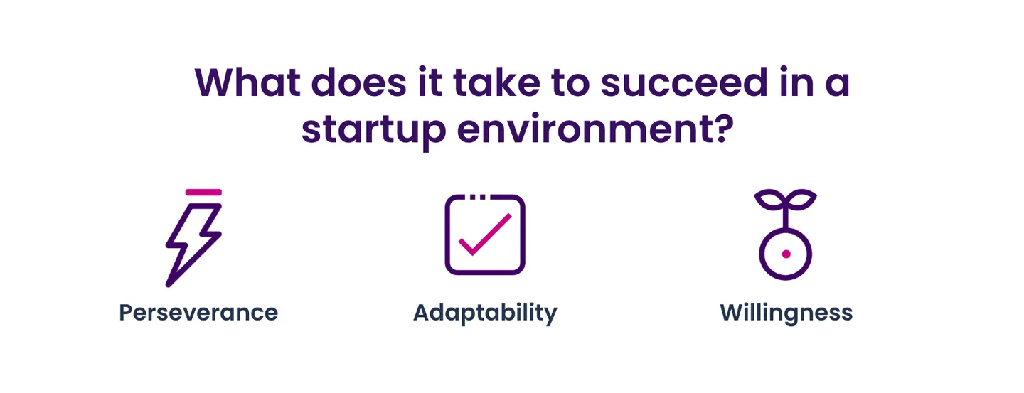 What does it take to succeed in a startup environment