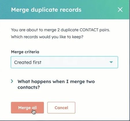 Duplicate records