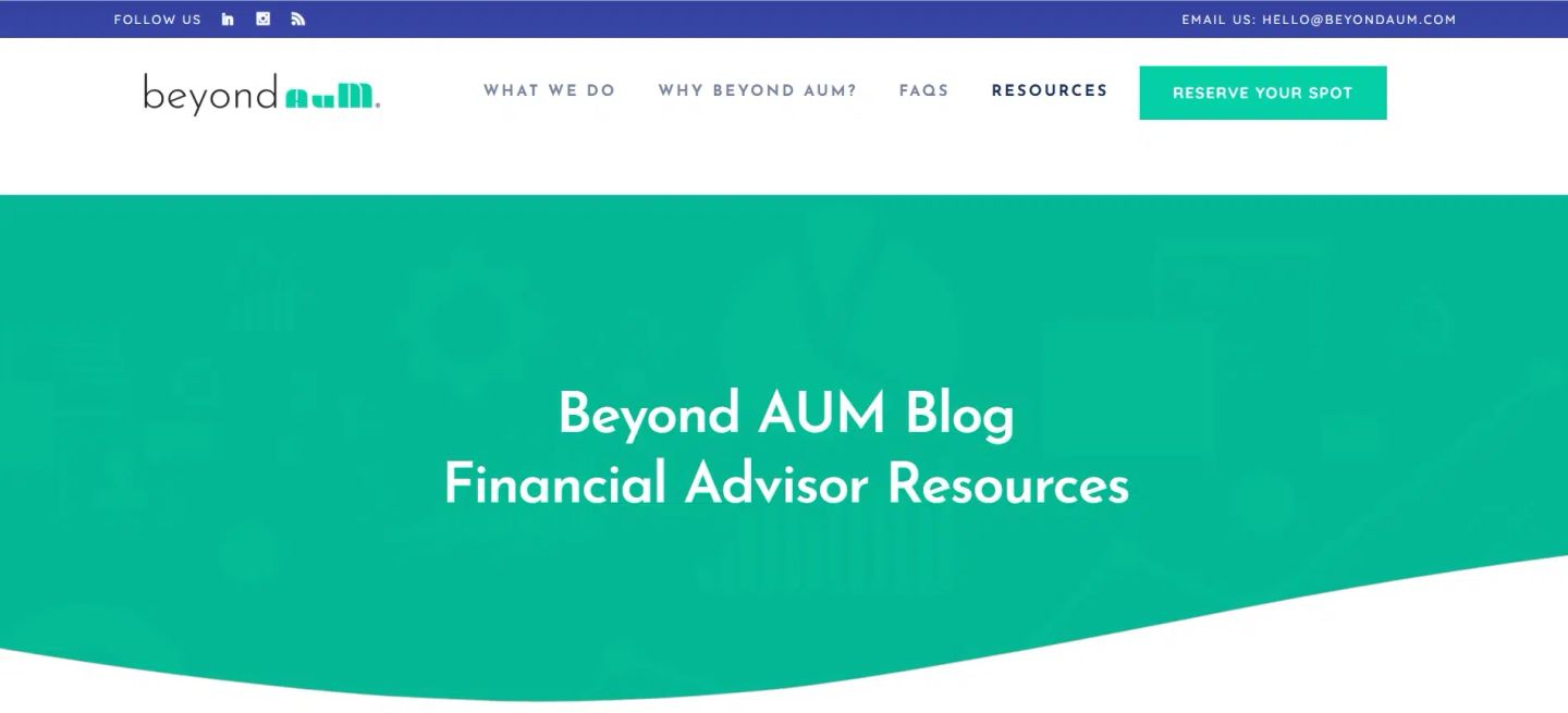 Beyond AUM