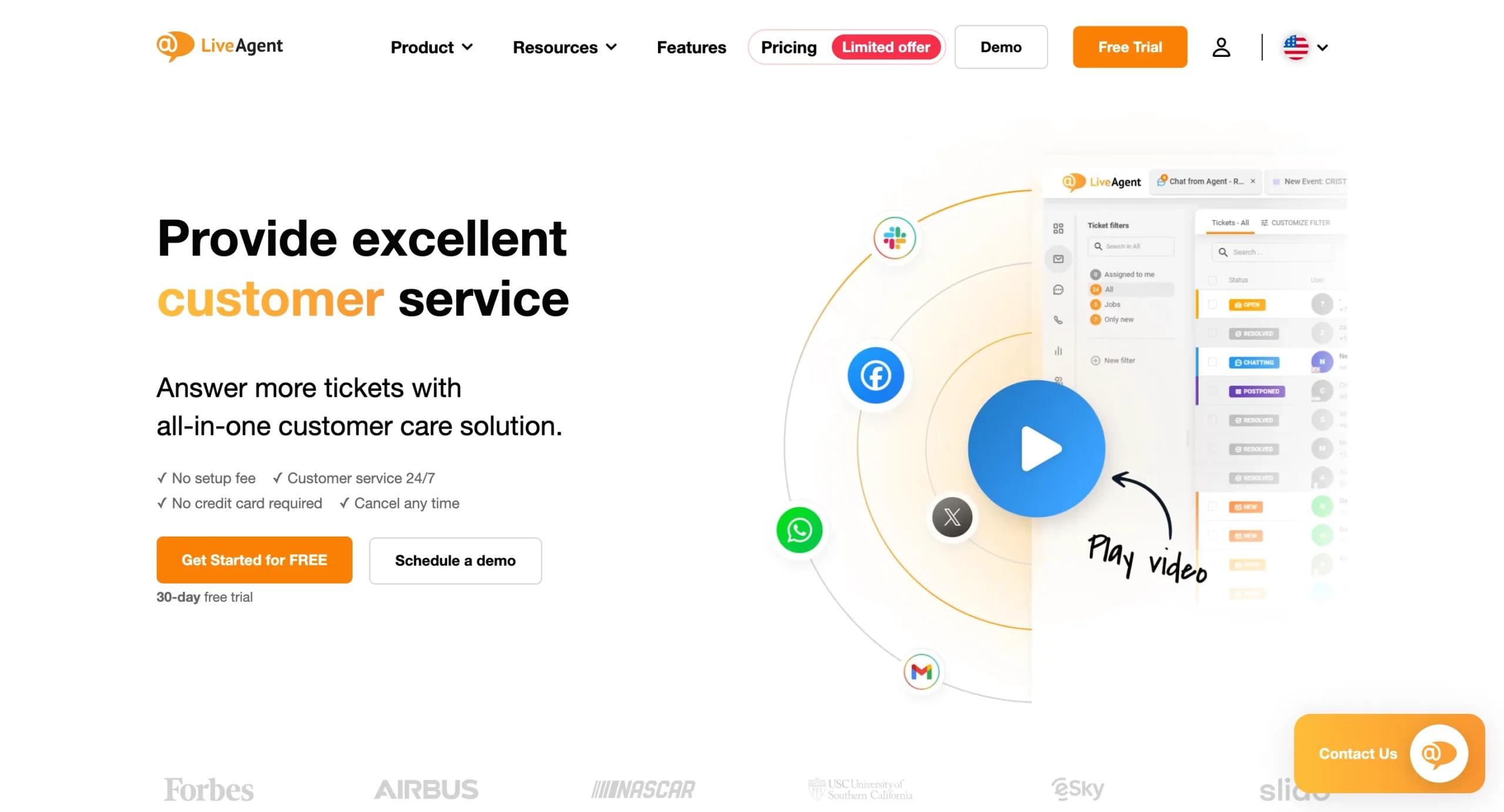 9. LiveAgent, Omnichannel Chat With Built-In Help Desk & Call Center