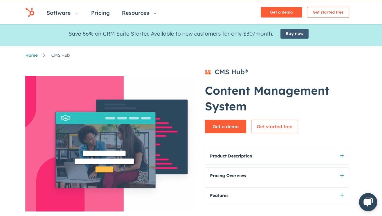 HubSpot CMS hub