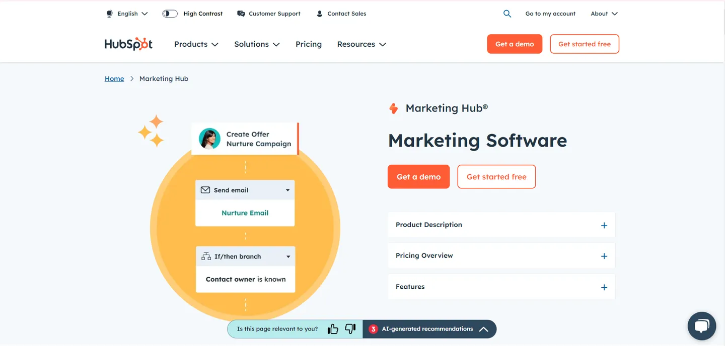 Log into HubSpot account