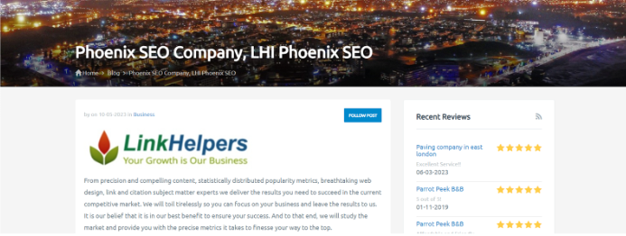 Phoenix SEO Company, LHI