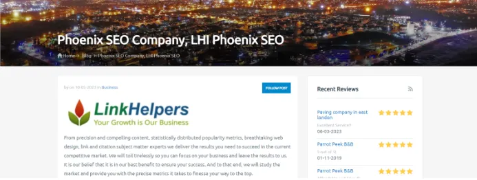 Phoenix SEO Company, LHI