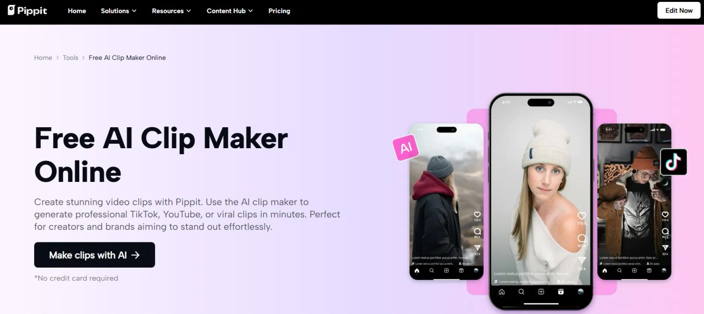Pippit-AI-Clip-Maker