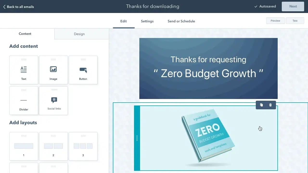 HubSpot Email Marketing