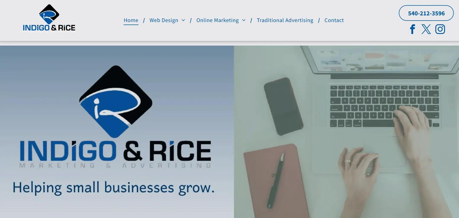 Indigo and Rice