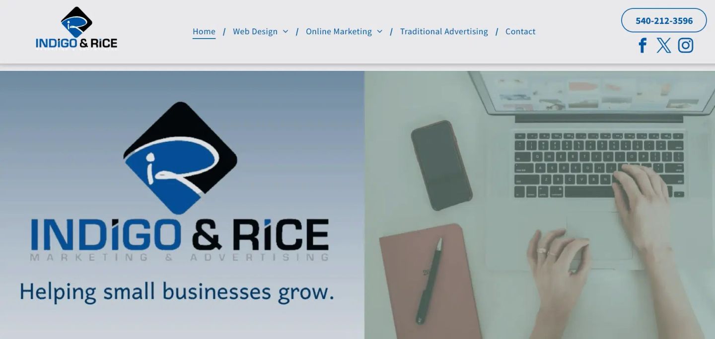 Indigo and Rice