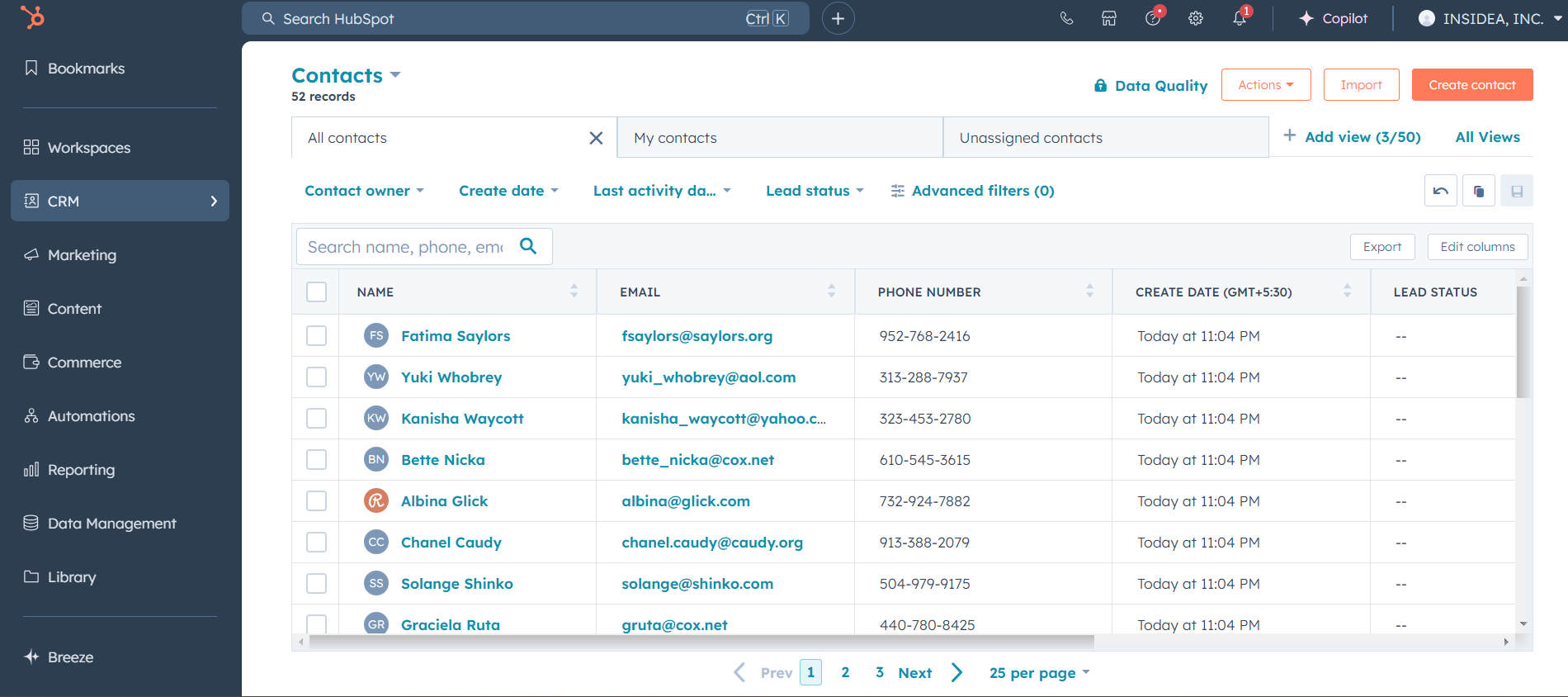 Hubspot CRM
