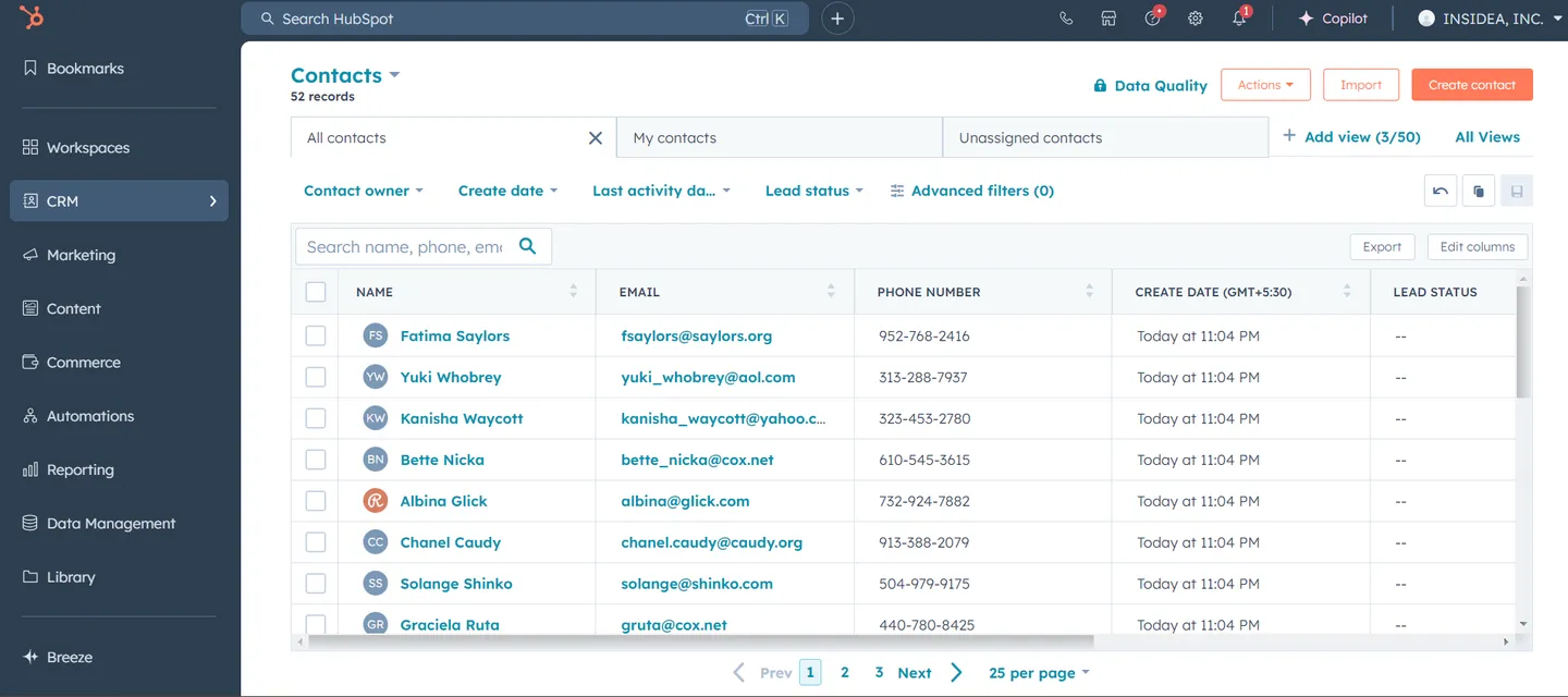 Hubspot CRM