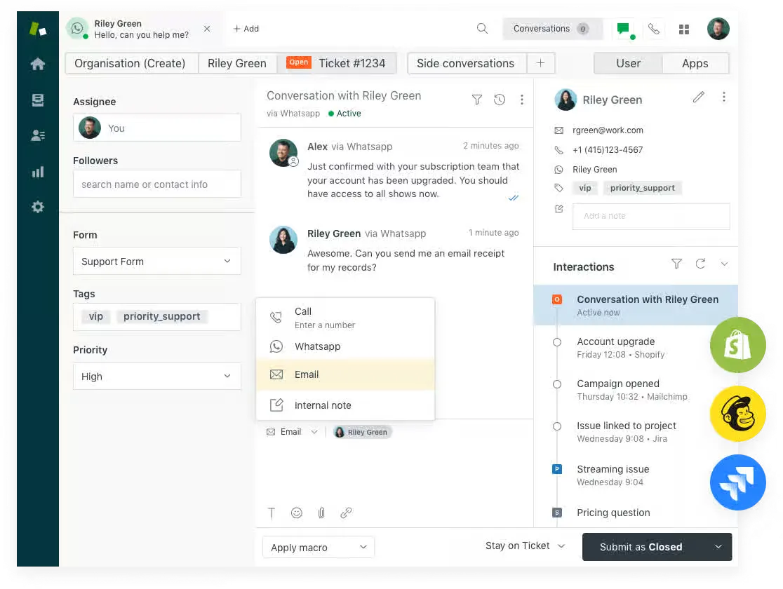 Zendesk Sell