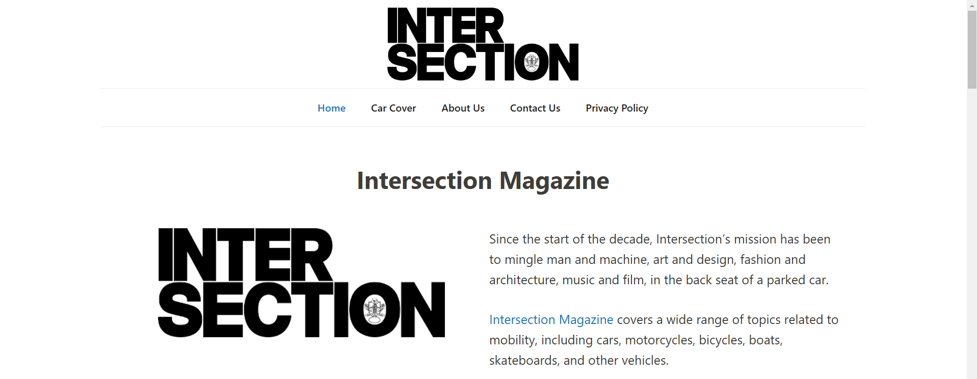 INTER SECTION