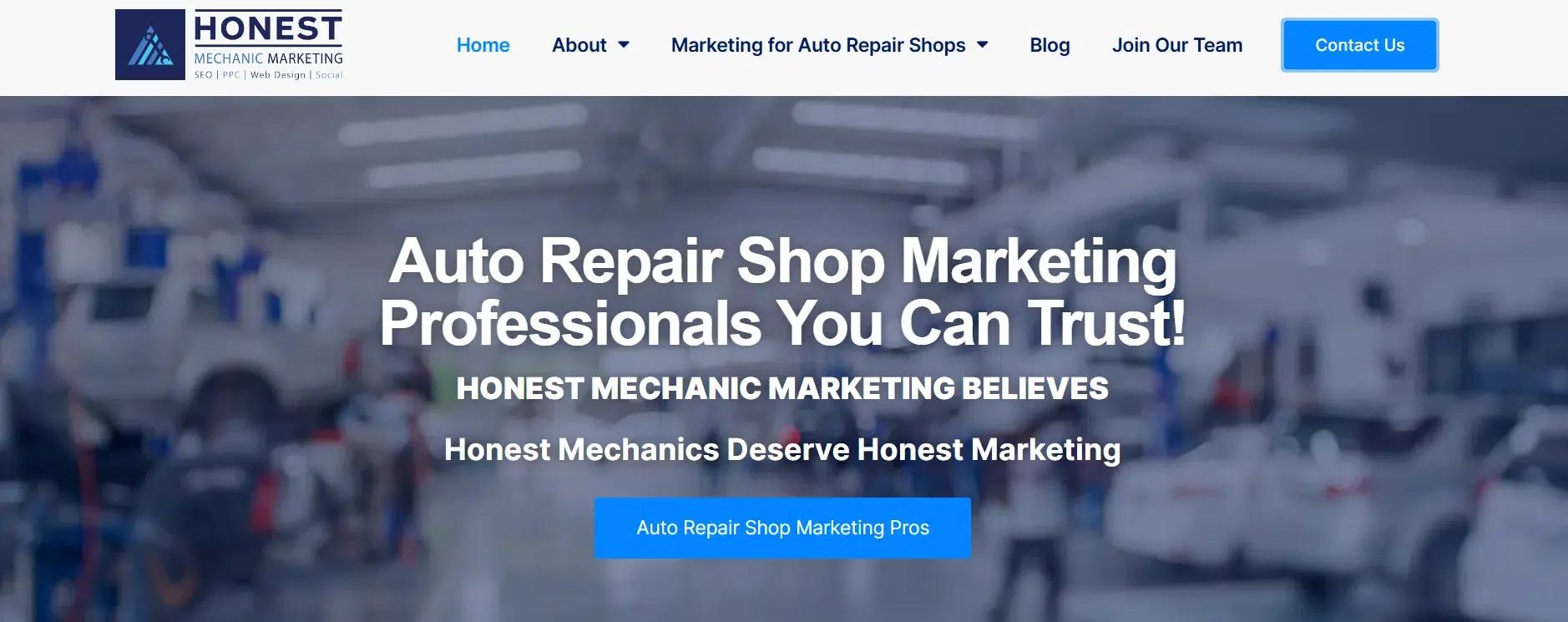 Honest Mechanic Marketing