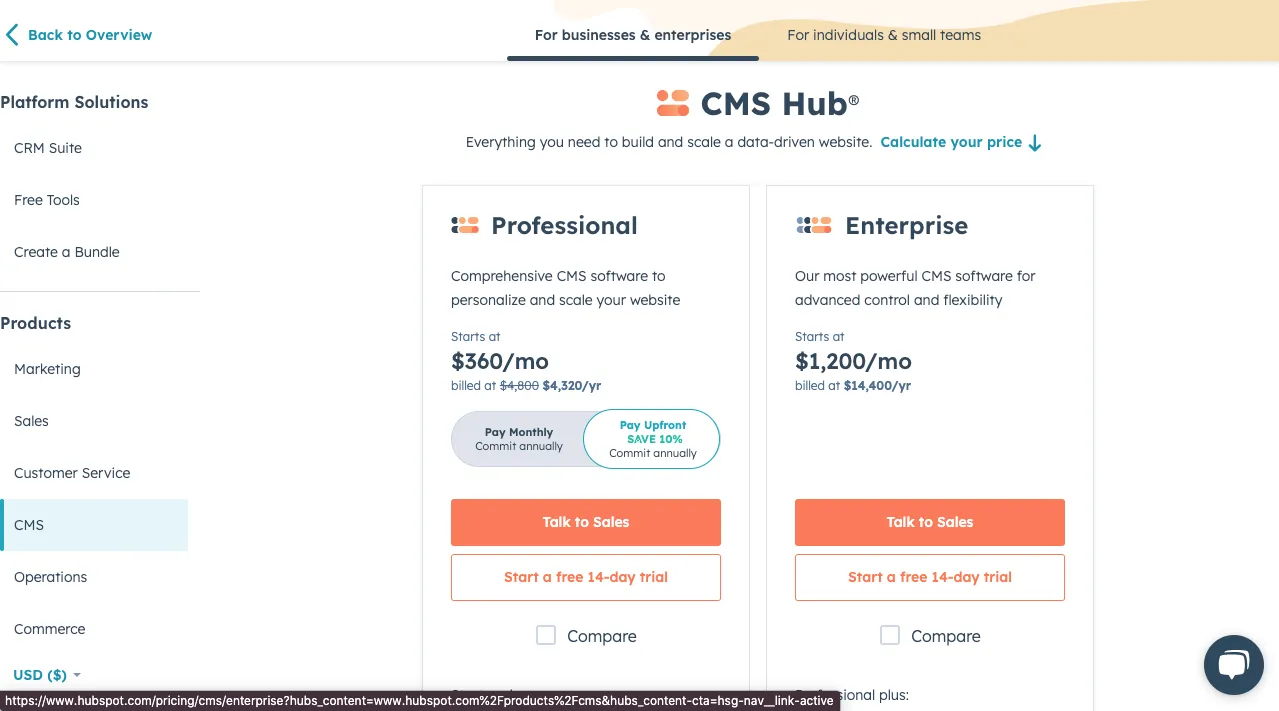 HubSpot Pricing 