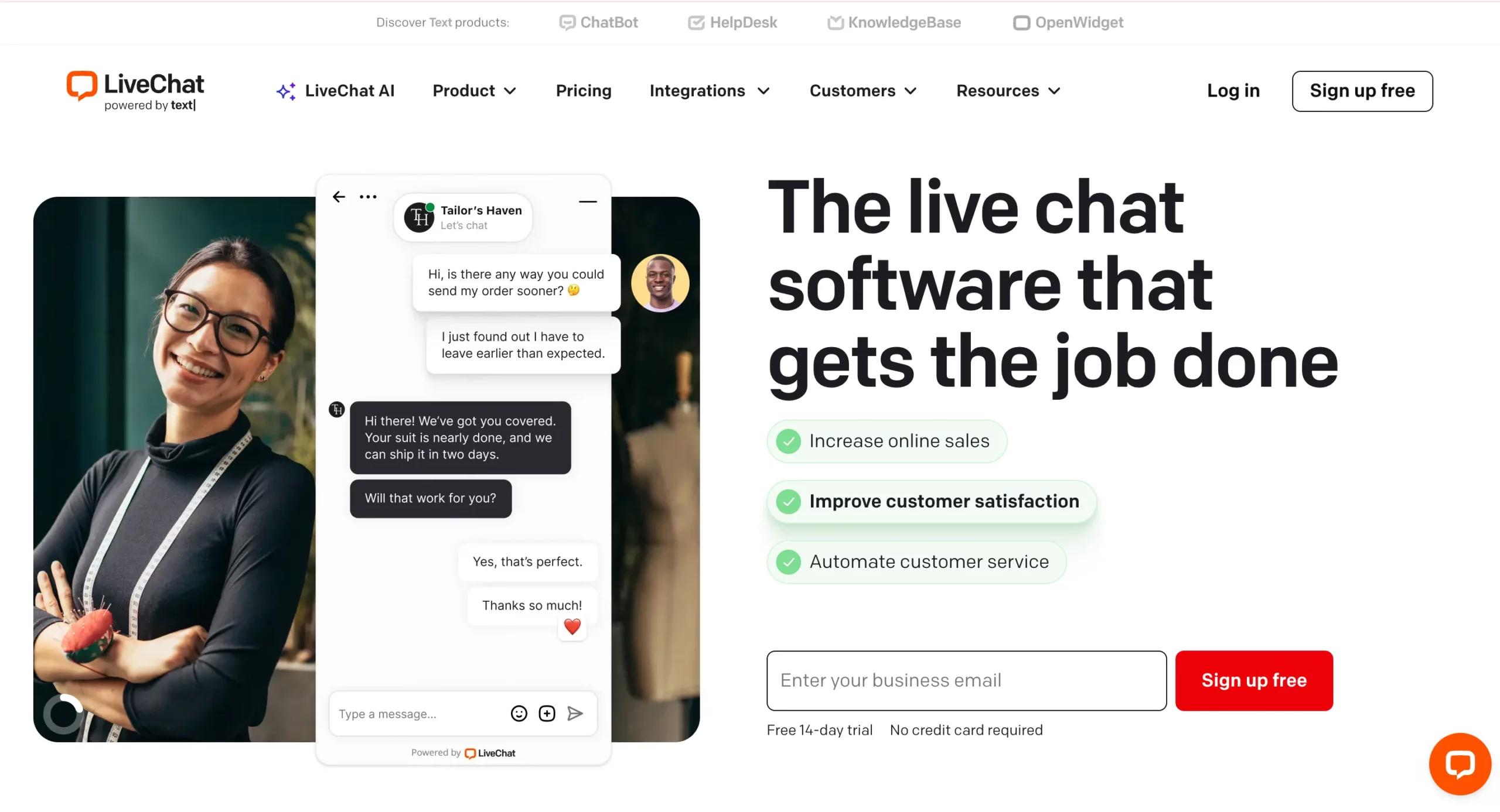 4. LiveChat, Dedicated Live Chat With Clean UI & Deep Reporting